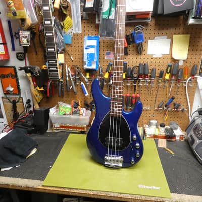 Ernie Ball Music Man Sterling USA 2005 - Blue Pearl - Please read the description image 2