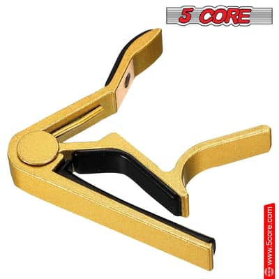 Guitar Capo Acoustic Electric Guitar 6 String Gold image 4