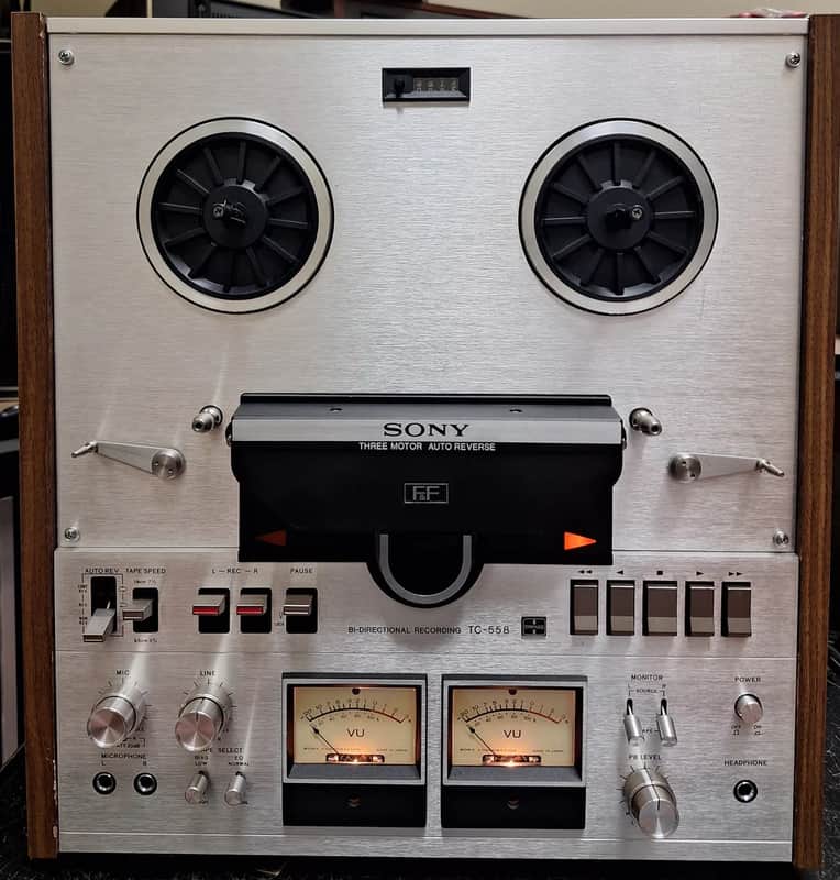Sony TC-558 Three motor Auto reverse Reel to Reel Recorder image 1