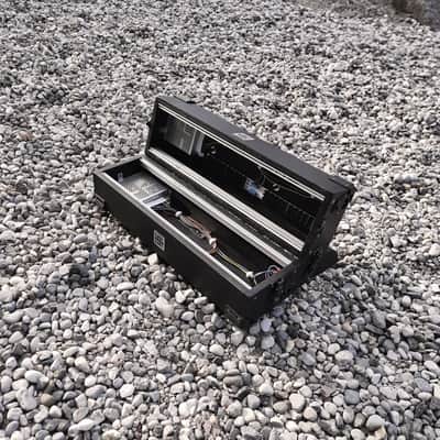(2x3U) 6U Eurorack Case Powered, 84 or 104 hp, modular synthesizer, patched resealable image 10