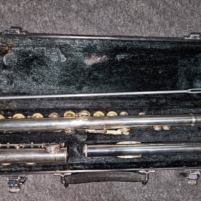 Yamaha YFL-221 Student Flute 2010s - Silver image 4