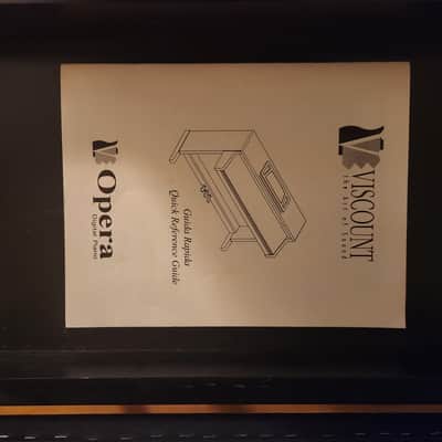 Viscount Opera Cabinet Piano 1995-2000 - Black image 4