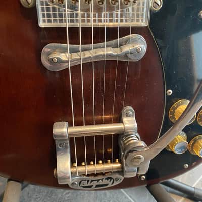 Kay  Montclair Apollo 1960's Mahogany Vintage Electric Guitar Bigsby image 5