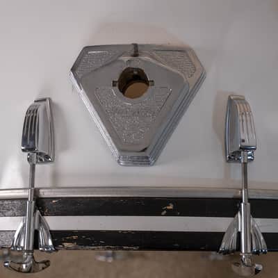 1980s Ludwig White Cortex Drum Set 14x24 13x14 16x18 image 21