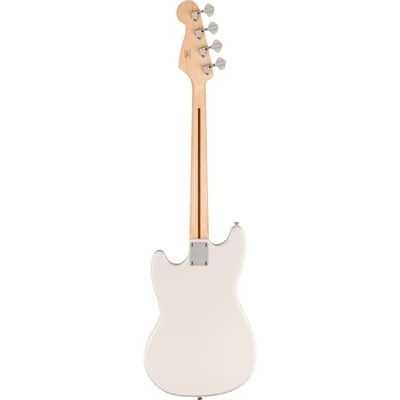 Squier Sonic Bronco Bass MN Arctic White - 4-String Electric Bass image 2