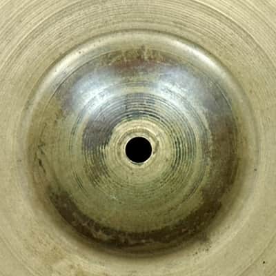 15" Zildjian A 1940s 1st Stamp / 2nd Stamp / Pre-Trans Stamp Small Ride / Hi-Hat Bottom Single Cymbal 1548g *Video Demo* image 5