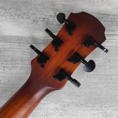 2018 Aria FET-F1 Electric/Acoustic Guitar (Violin Burst) image 12
