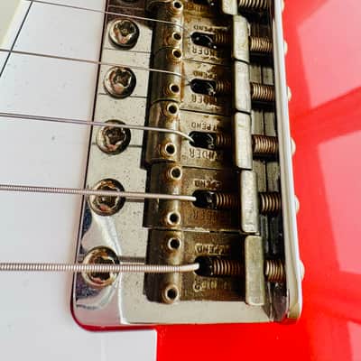 1998 Fender 57 American Vintage Stratocaster Custom Shop Josefina PU, PLEK Fiesta Red AVRI image 11