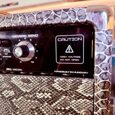 SL Amplification New Drive Reverb 50 Watts Combo 1x12” Custom Order (Tube Buffered fx loop) - Snake Skin Custom Tolex image 13