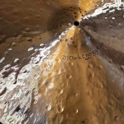 Paiste 21" Signature Dark Energy Mark II Ride Cymbal - Traditional image 2