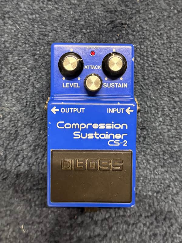 Boss CS-2 Compression Sustainer (Black Label) 1981 - 1989 - Blue image 1