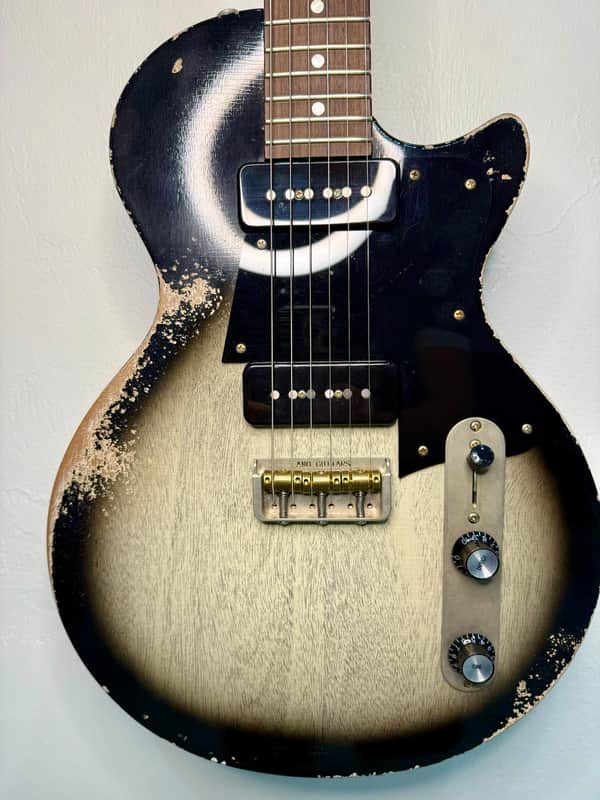 Fano P6 Alt de Facto Mahogany Body Lollar P-90 Guitar – Driftwood Burst 2023 - Driftwood Burst image 1