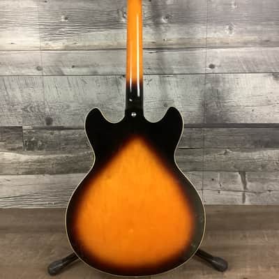 Washburn HB-30 Semi-Hollow Electric Guitar Sunburst image 6