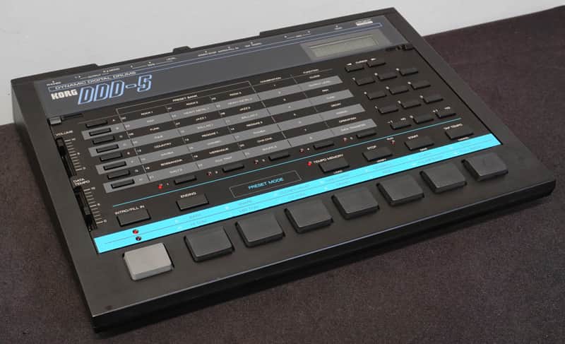 KORG DDD-5 Vintage 80s Dynamic Digital Programmable Drum | Reverb