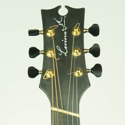 Leviora Guitars Carbon Fibre A1LF6 - Don Alder Demo Guitar 2017 Black image 4