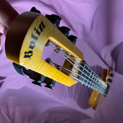 RARE Bolin NS Design NS-5 Bass sn:0127 Ned Steinberger VIDEO DEMO *FACTORY HARD SHELL CASE EXCELLENT image 12