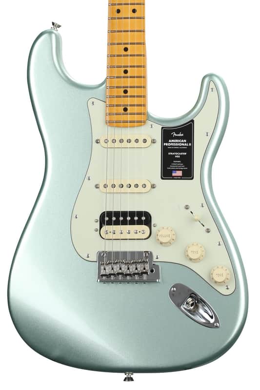 Fender American Professional II Stratocaster HSS - Mystic Surf Green with Maple Fingerboard image 1