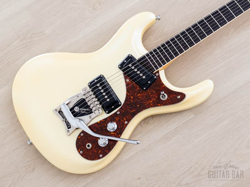 2000s Mosrite Super Custom ‘65 Ventures Model Pearl White, Near-Mint w/ Vibramute, Japan Kurokumo image 1