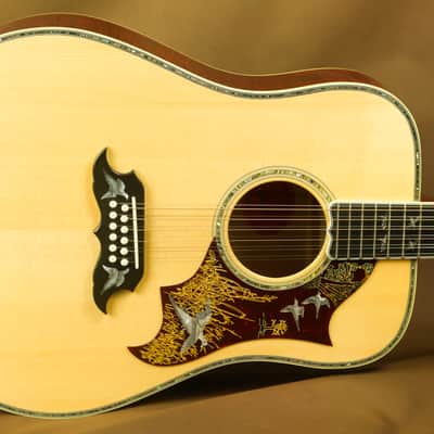 Gibson Doves in Flight 12 String Rare Custom Acoustic Guitar imagen 11