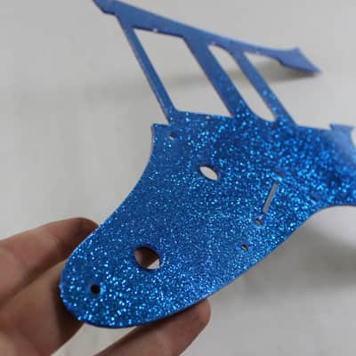 Blue Glitter Sparkle HXH HH Pickguard fits Ibanez(TM) RG550 Jem  RG image 8