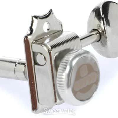 Gotoh TK-0779-001 Vintage Tuning Keys, 6-in-Line 2010s - Nickel image 3