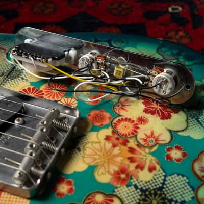 2012 Fender TL69-SPL JBL, 30th Anniversary, '69 Telecaster, Japanese Blue Floral Paisley image 21