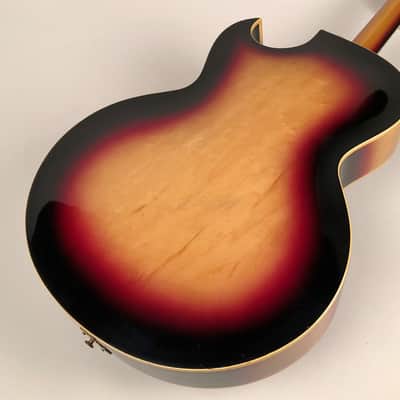 1959 National Bel-Aire 1198 Archtop Electric in Sunburst with Hardshell Case image 2