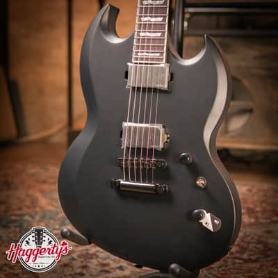 ESP LTD Viper - 1000 Electric Baritone Guitar - Black Satin image 1