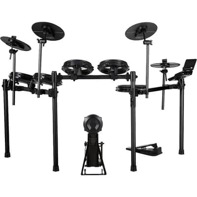 Expanded Electronic Drum Kit With Mesh Pads & Bluetooth image 2