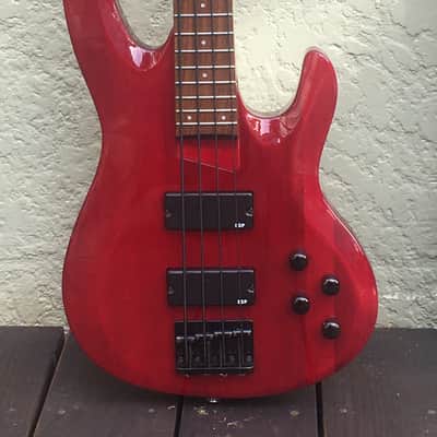 ESP LTD B-104 Red 104 bass image 1