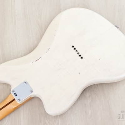 2018 Fender + MJT Telemaster Partscaster Blonde Lacquer Relic, Lightweight Ash w/ Baja 50s Neck, Case image 15