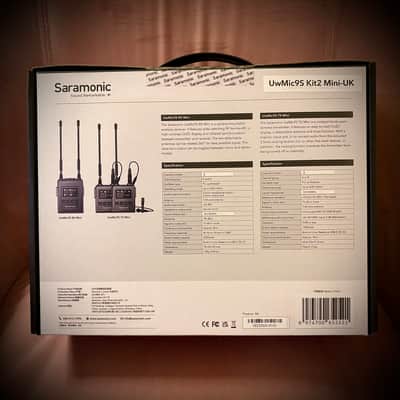 Saramonic UwMic9S Wireless Microphone System Kit 2 Mini RX +TX Sealed Unit x 3 image 7