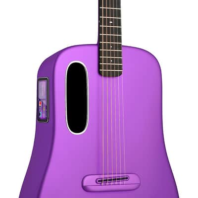 LAVA MUSIC LAVA ME 4 Carbon Fiber 38" Acoustic-Electric Guitar With Airflow Bag - Regular Purple image 7