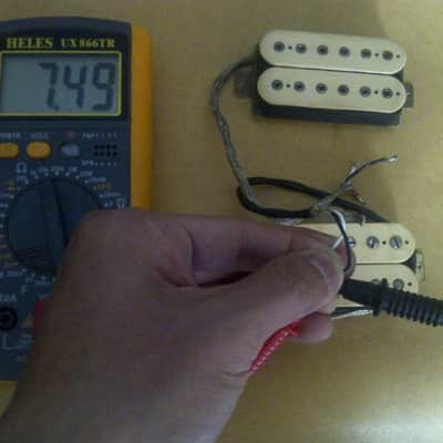 Vintage DiMarzio PAF & Super Distortion Set (Mid 70s Square Tab) Humbucker Pickup Pre DP103 DP100 image 3