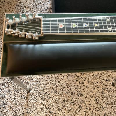 2000's Carter 4x5 Pro Model S-10 - Green Mica Pedal Steel Guitar image 3