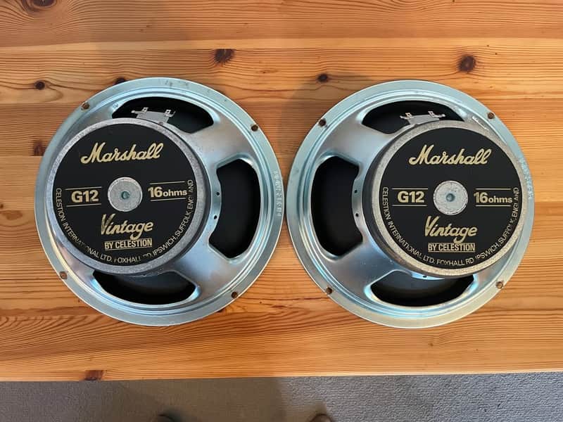 Marshall/Celestion G12 Vintage Speaker x2 (16 Ohm), Made in UK image 1