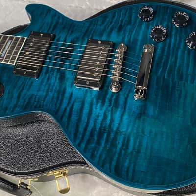 NEW! Gibson Les Paul Custom Peacock Widow - Monster Flame Top! Limited Edition - Weighs in at 8.4 lbs - Authorized Dealer - G07563 image 11