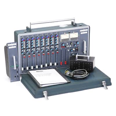 1979 Neve 5422 8x2 Suitcase Mixing Console 34128 Channel Strip Modules Vintage Original Summing Mixer Studio SideCar Complete with PSU Lid & Manual image 3