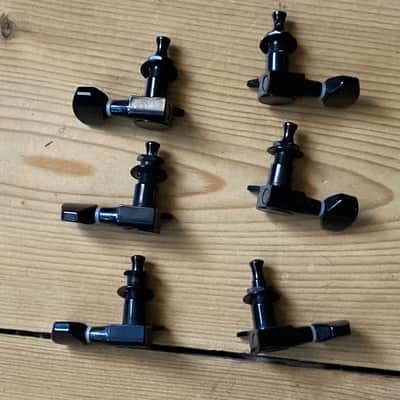 BC Rich 3 a Side Guitar Tuners Machine Heads 2000s Black image 2