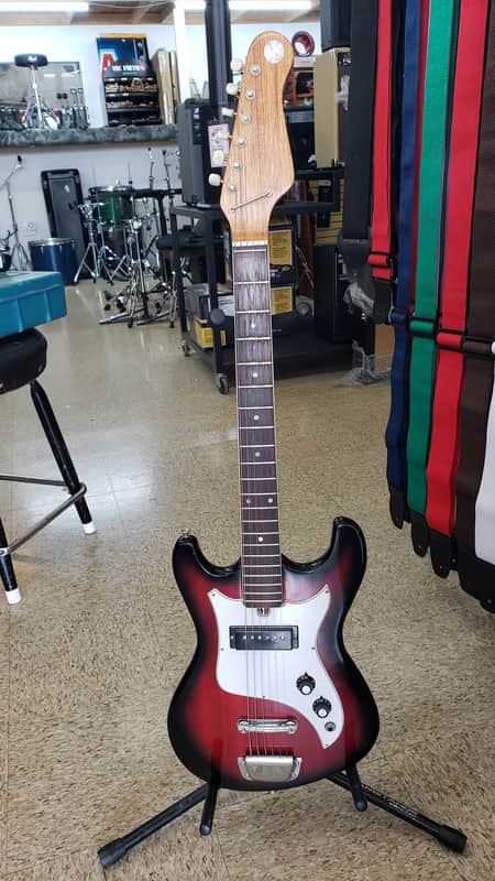 Sears & Roebuck - Silverstone -Teisco 1406 1960s, 1970s  - Sunburst image 1