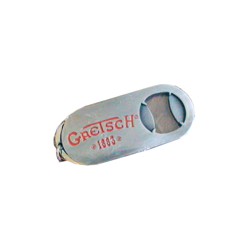 Gretsch Logo Keychain Bottle Opener Brushed Aluminum image 1