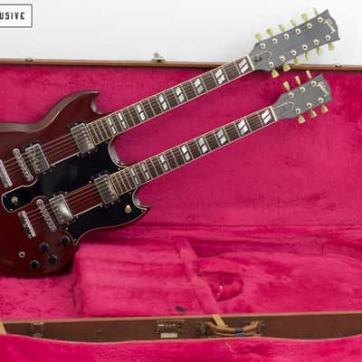 Gibson Eds-1275 Double Neck CS 1991 - Cherry image 10