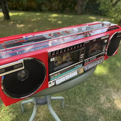 AIWA CS-W88 Rare Vintage Boombox Fully Working Double Cassette Japan Warranty image 17