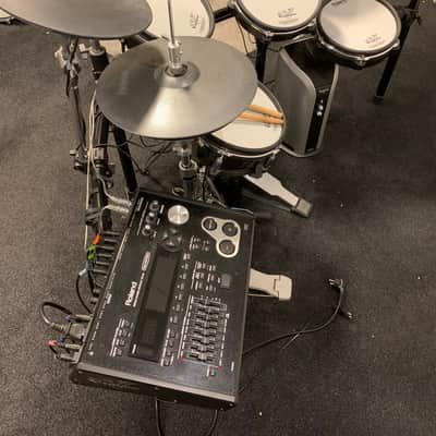 Roland TD-30KV V-Drum Kit with Mesh Pads 2010s - Black image 2