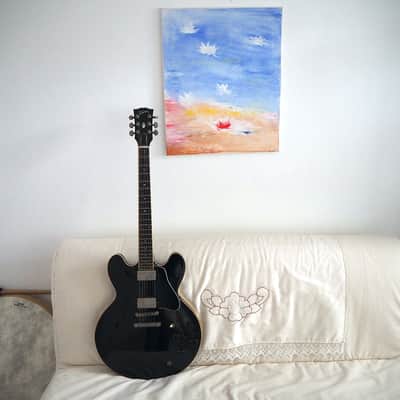 1990 Gibson ES-335 Dot | Ebony | St. Helens Hardware image 7