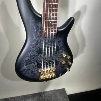 Ibanez Electric Bass SR305EDX-BZM (In-House Adjusted) - Black Ice Frozen Matte image 2