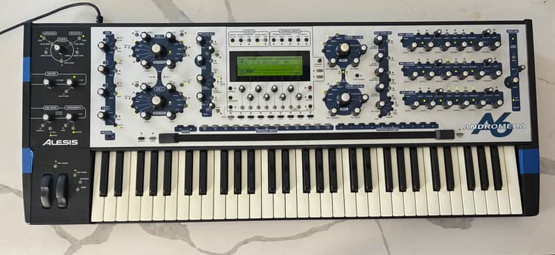 Alesis A6 Andromeda 61-Key Polyphonic Analog Synthesizer 2000s - Black/Silver