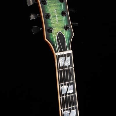 ESP USA Eclipse Flame Maple Dark Lime Sunburst image 14
