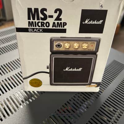 Marshall Micro Stack MS-2 1-Watt 1x2" Battery-Powered Guitar Combo 2012 - Present - Black image 3