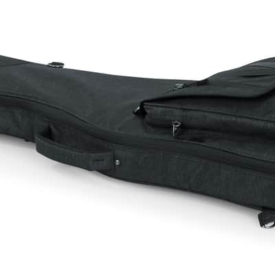 Gator Cases Transit Series Bass Guitar Gig Bag; Charcoal Black Exterior (GT-BASS-BLK) image 2